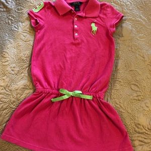 Pink Polo Ralph Lauren dress.